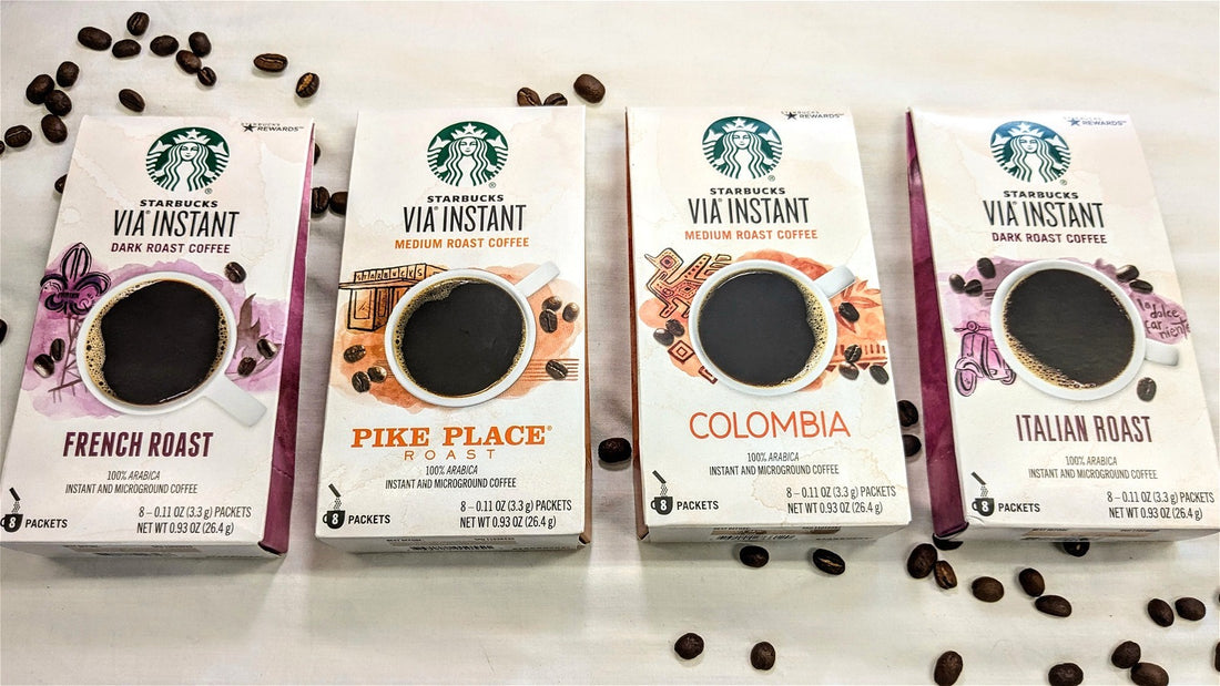 Starbucks VIA Instant Coffee Flavors - A Taste Test Ranking