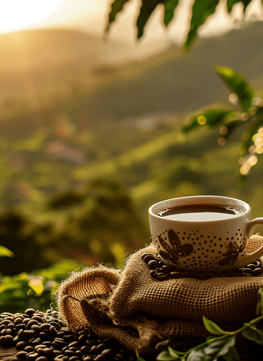 Coffee Cup In Colombia