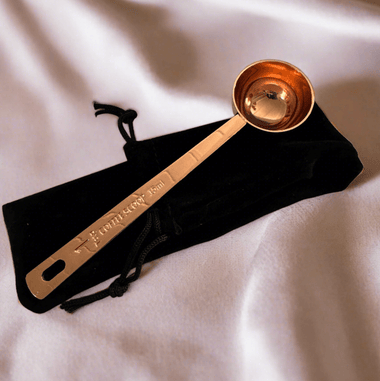 Rose Gold Coffee Scoop with Pouch