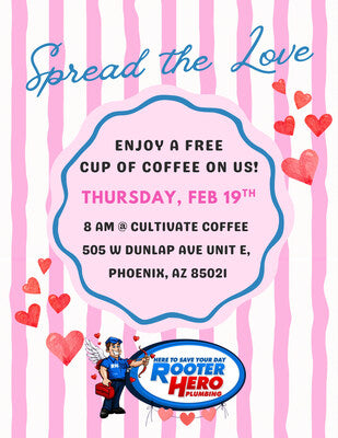 Spread the Love at Rooter Hero's Coffee Pop-Up in Phoenix