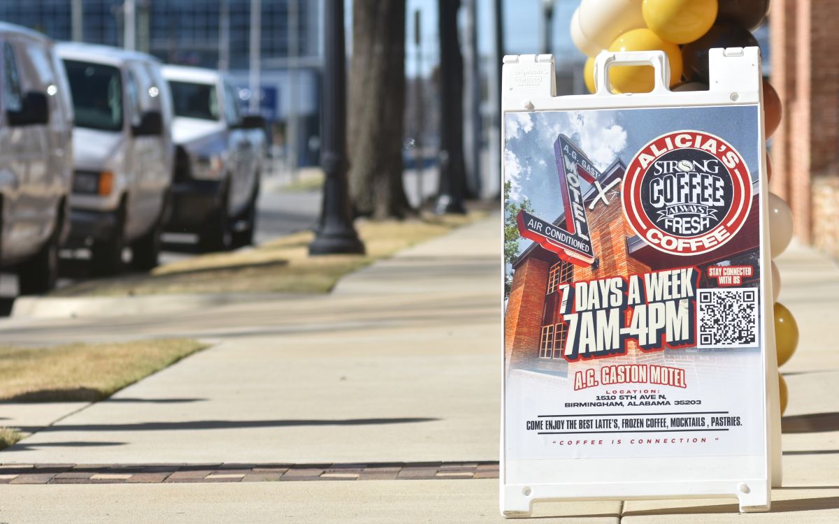 Reviving History - Alicia's Coffee Opens at A.G. Gaston Motel