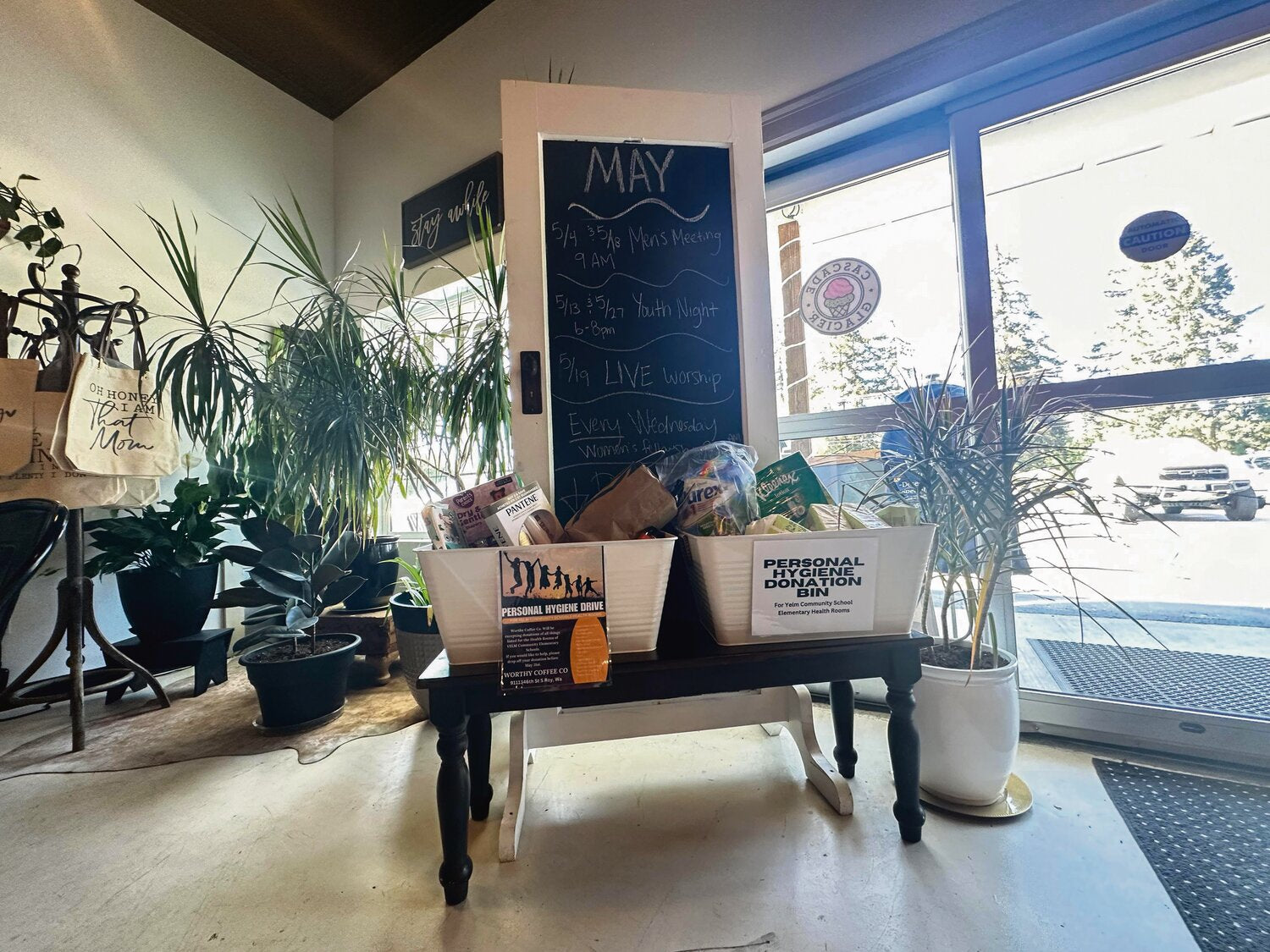 Worthy Coffee Co. Hosts Hygiene Drive for Yelm School Nurses