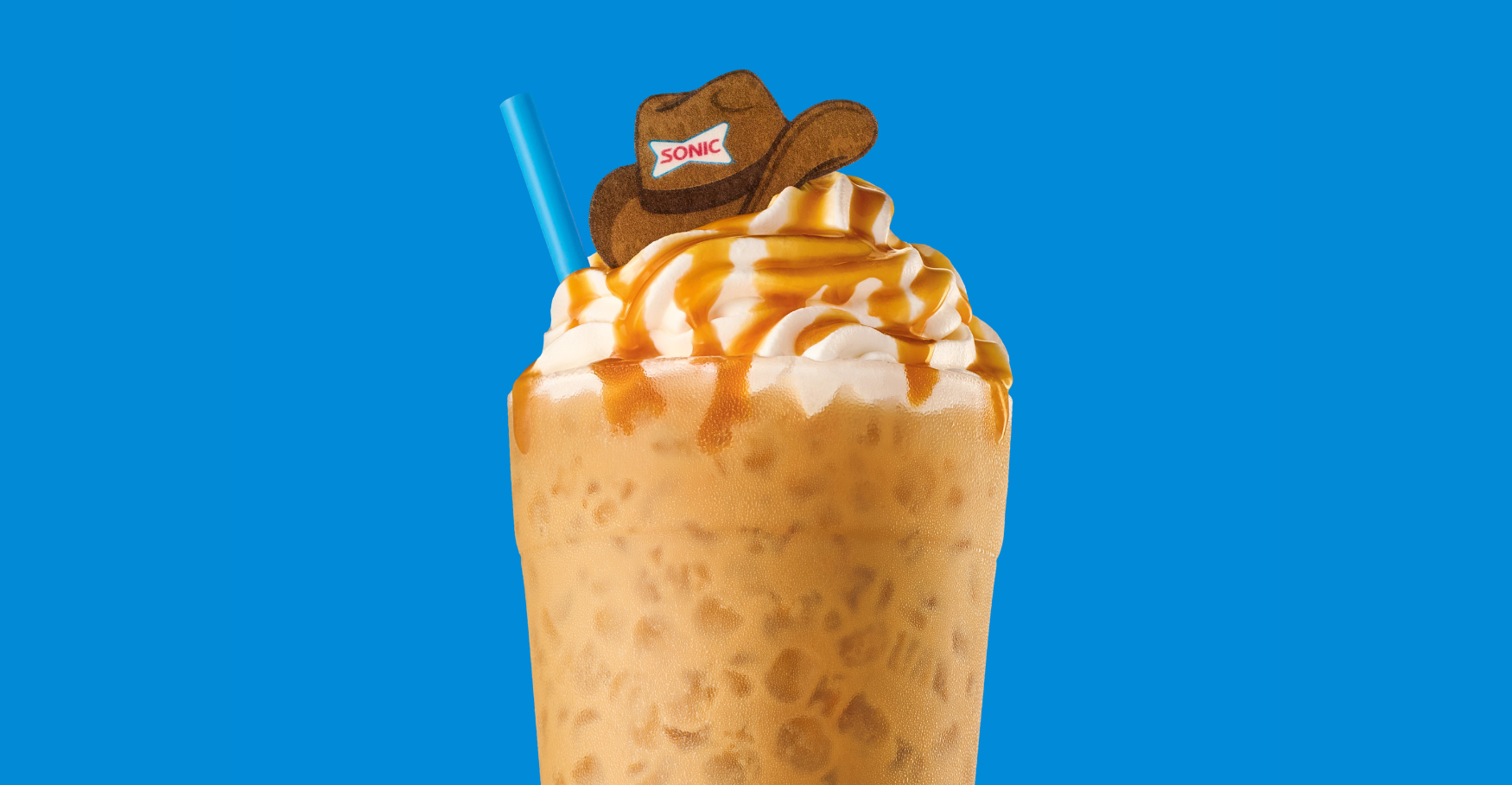 Bourbon Caramel Iced Coffee - A Cowboy-Inspired Treat from SONIC