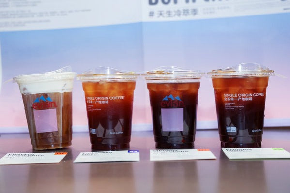 Grid Coffee and Evian Launch Limited-Edition Cold Brew Experience