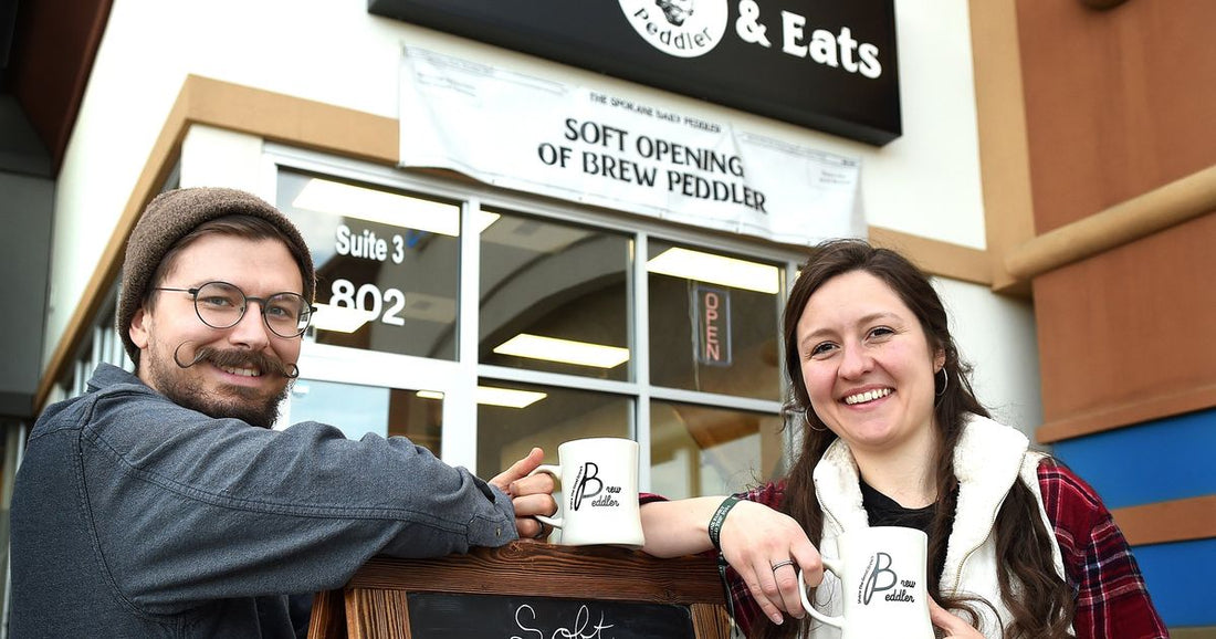 Brew Peddler - Spokane's Newest Coffee Haven Opens with a Full Menu