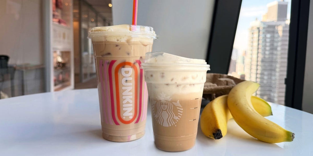 Banana Coffee Showdown - Starbucks vs. Dunkin'