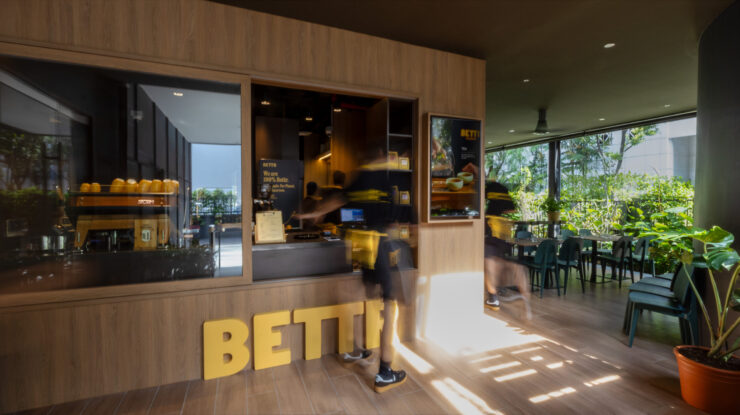 Bettr Coffee Opens Its First Sit-Down Cafe in Singapore