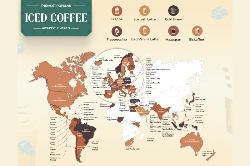 Global Iced Coffee Craze - Discover the Top 5 Most Popular Drinks
