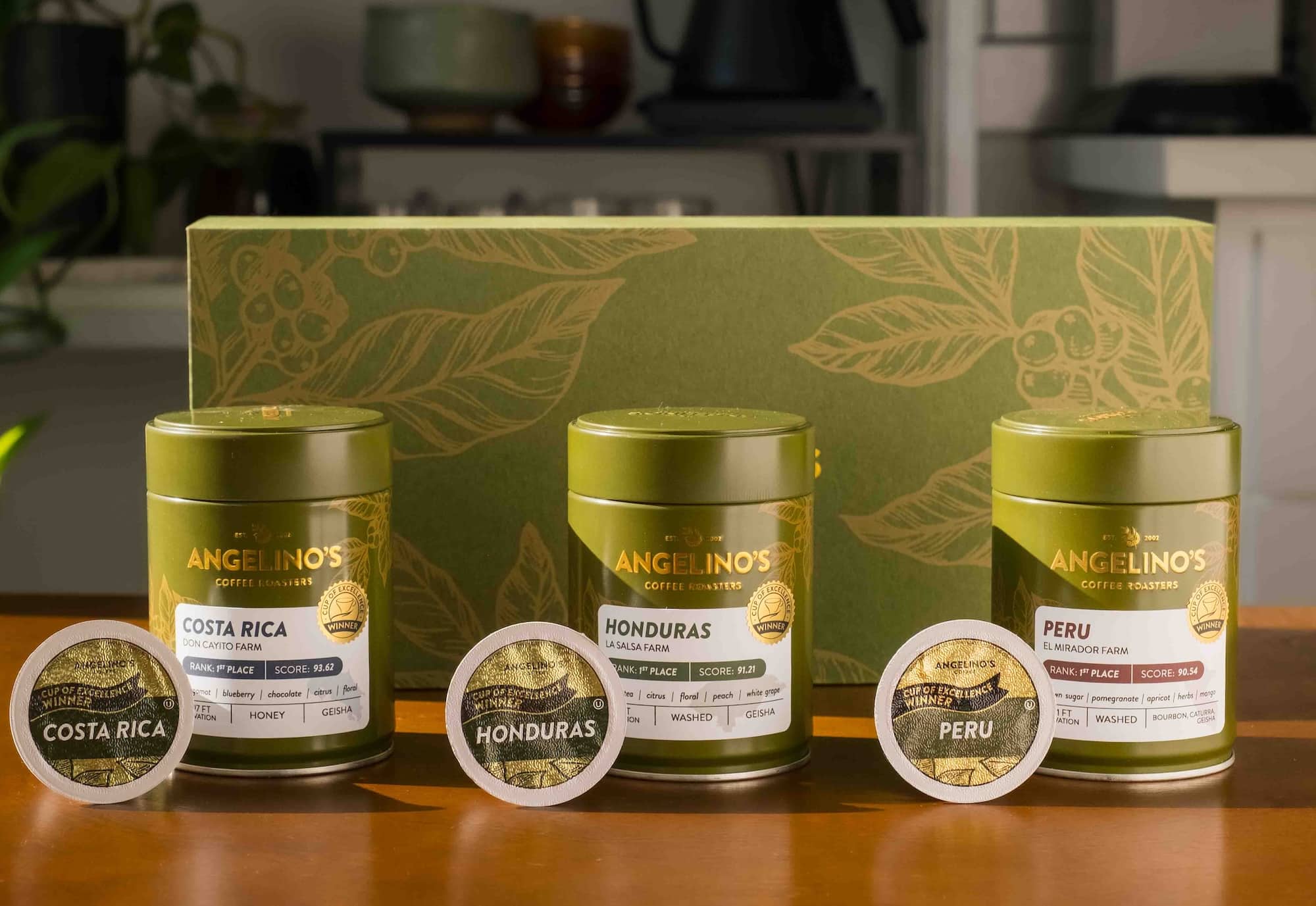 Angelino’s Coffee Launches Exclusive Cup of Excellence Collection