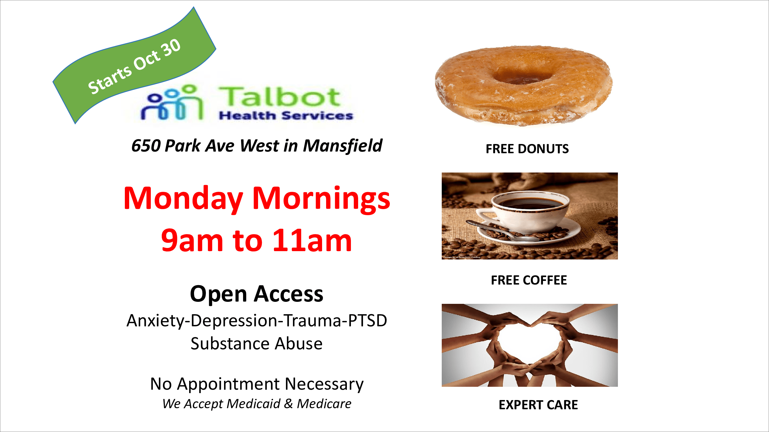 Community Care Mondays - Talbot Health Services