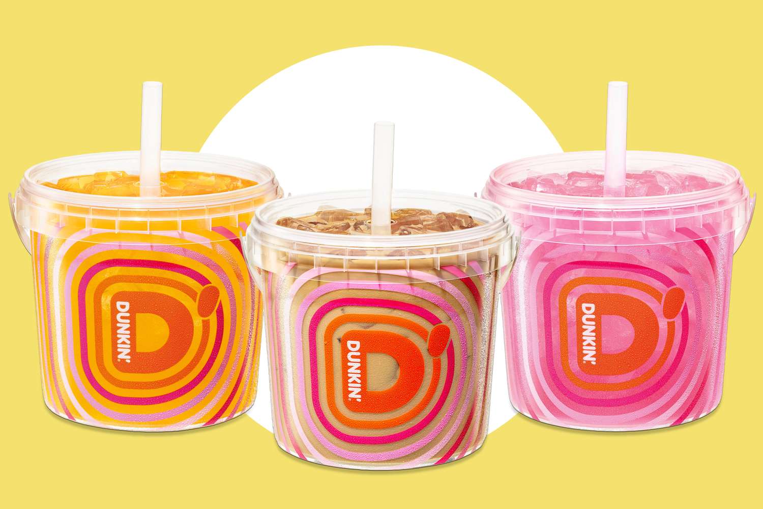 Dunkin' Launches Viral 48-Ounce Iced Coffee Buckets Nationwide