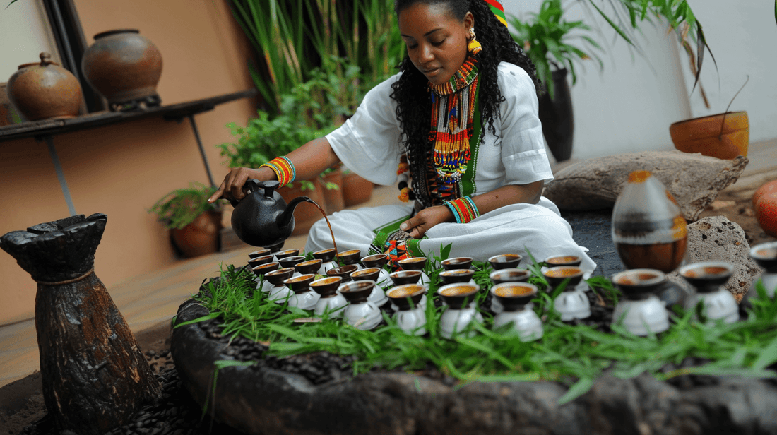 The Cultural Essence of Ethiopian Coffee Ceremonies – Lux Cafe Club