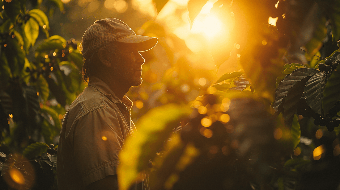 Farmer in a coffee plantation in Costa Rica