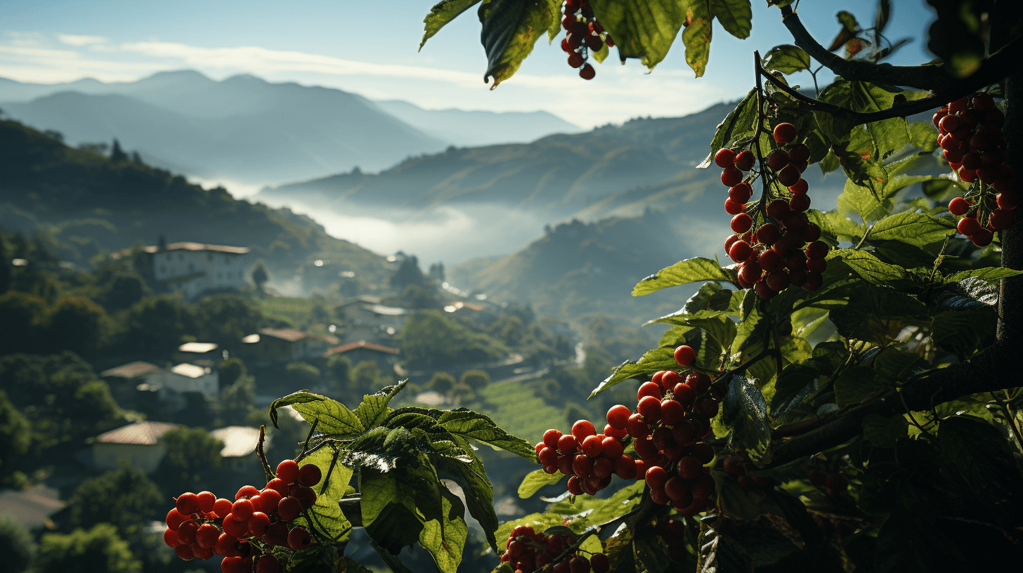 Geisha coffee plants in Boquete Panama