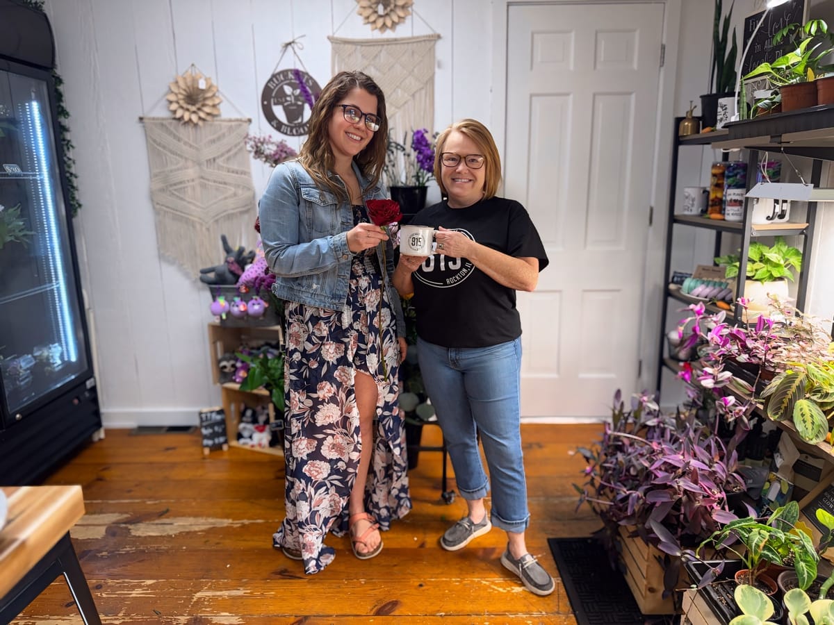 A Blooming Partnership - Coffee and Flowers Unite in Rockton