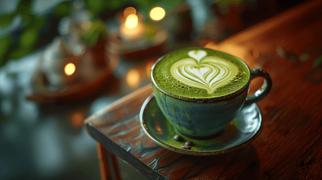 Matcha Coffee with Latte Art