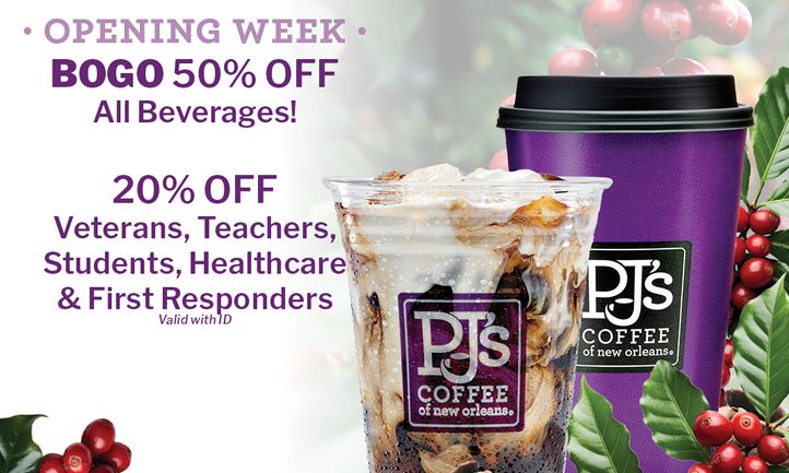 New PJ's Coffee Location Brings Southern Charm to Gulfport, MS