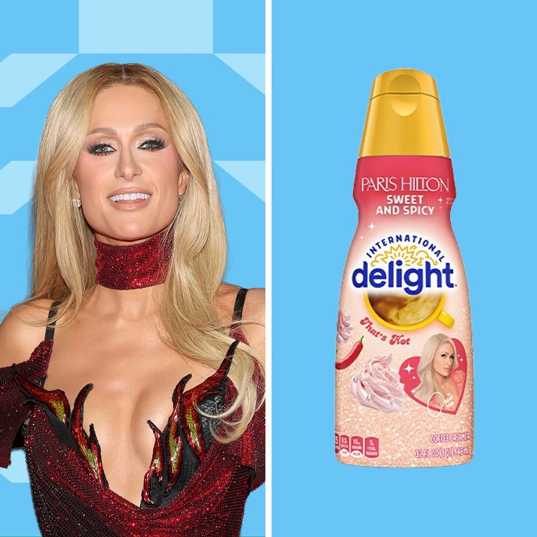 Paris Hilton's Iconic Coffee Creamers - A Sweet Treat for Fans