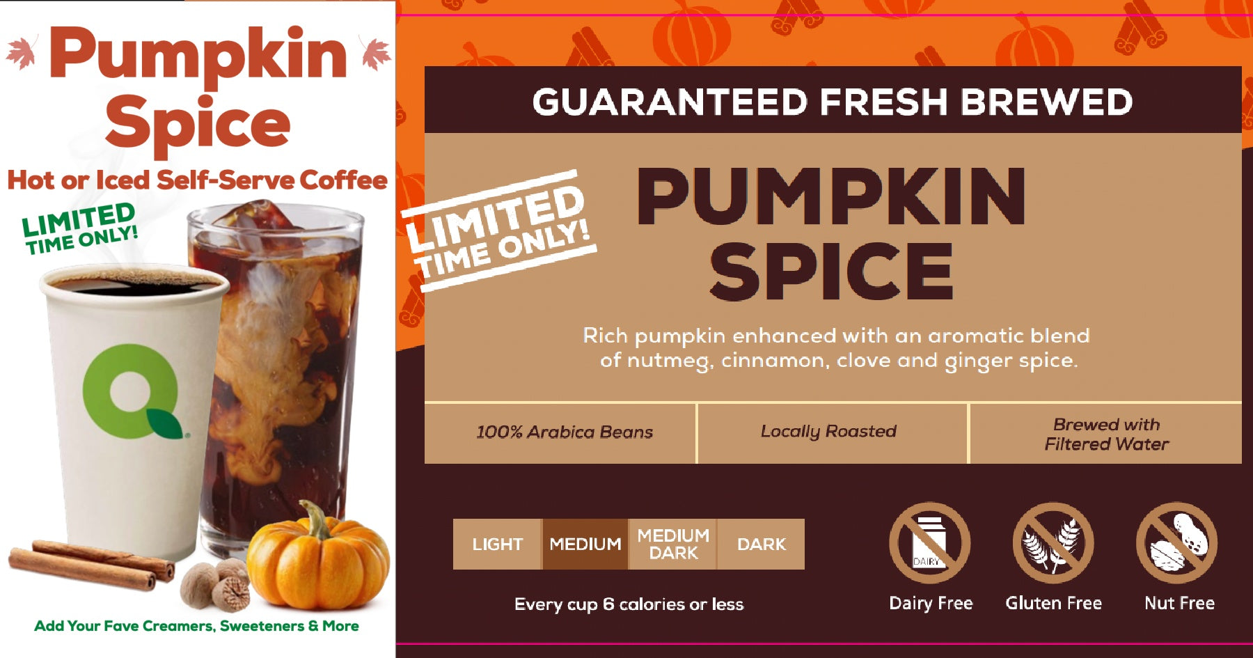 Pumpkin Spice Coffee Returns to QuickChek for Fall Fans