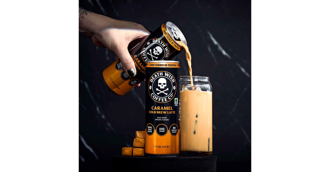 Death Wish Coffee Launches Caramel Cold Brew Latte for Natural Energy