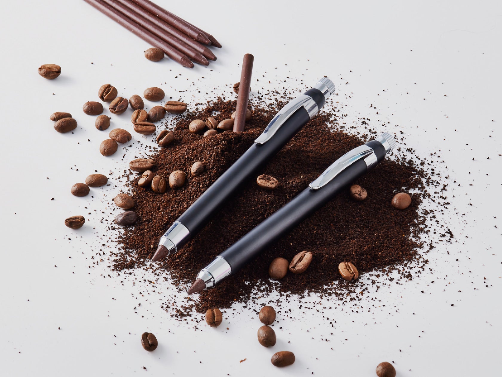 Coffee Grounds Turned into Pencil Leads