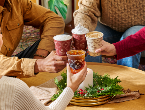 Peet’s Coffee Unveils Festive Non-Alcoholic Holiday Menu for Gen Z