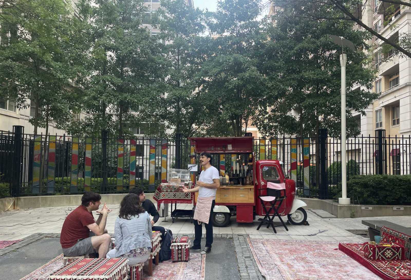 Ballstonian - Urban Oasis Transforms Courtyard into Turkish Retreat
