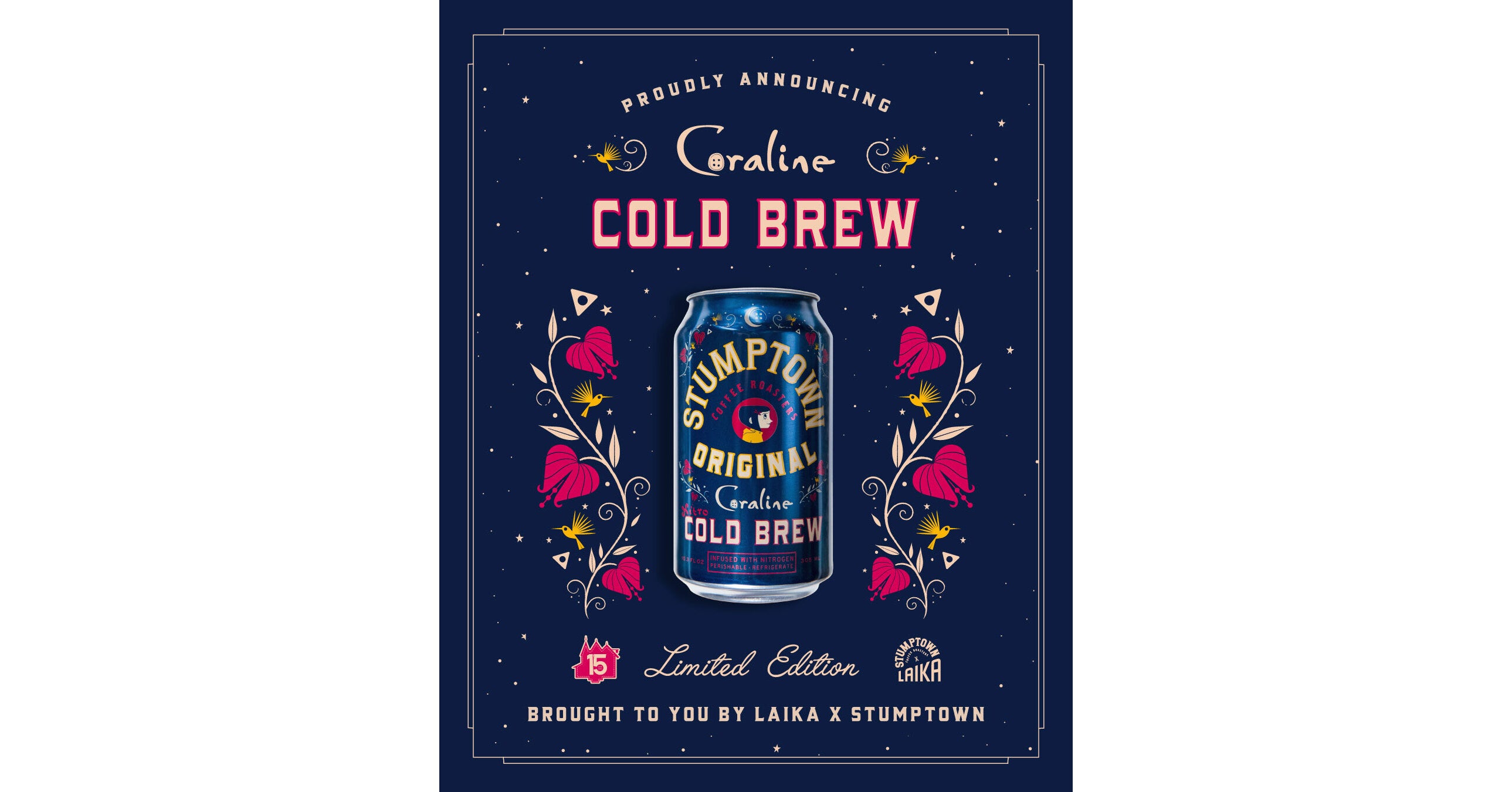 Stumptown Coffee Celebrates Coraline's 15th Anniversary with Limited Edition Cold Brew