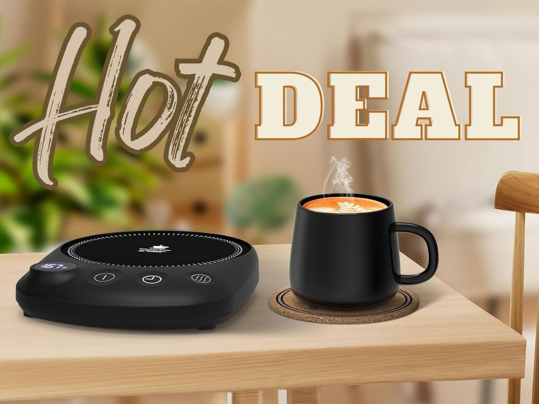 Cozy Mornings Made Easy with KitchekShop Coffee Mug Warmer