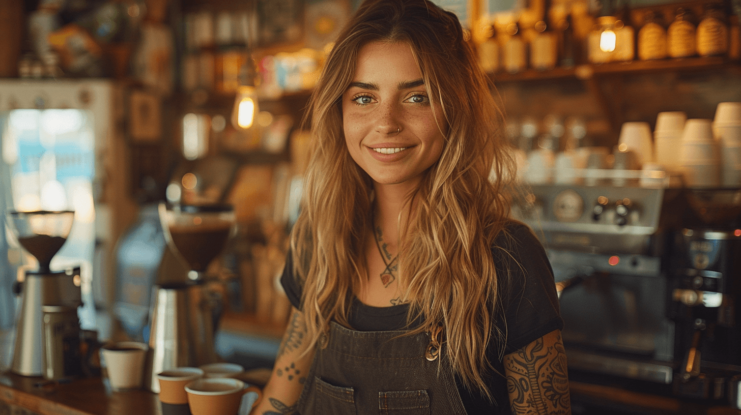 Female Barista - Third Wave Coffee Roaster