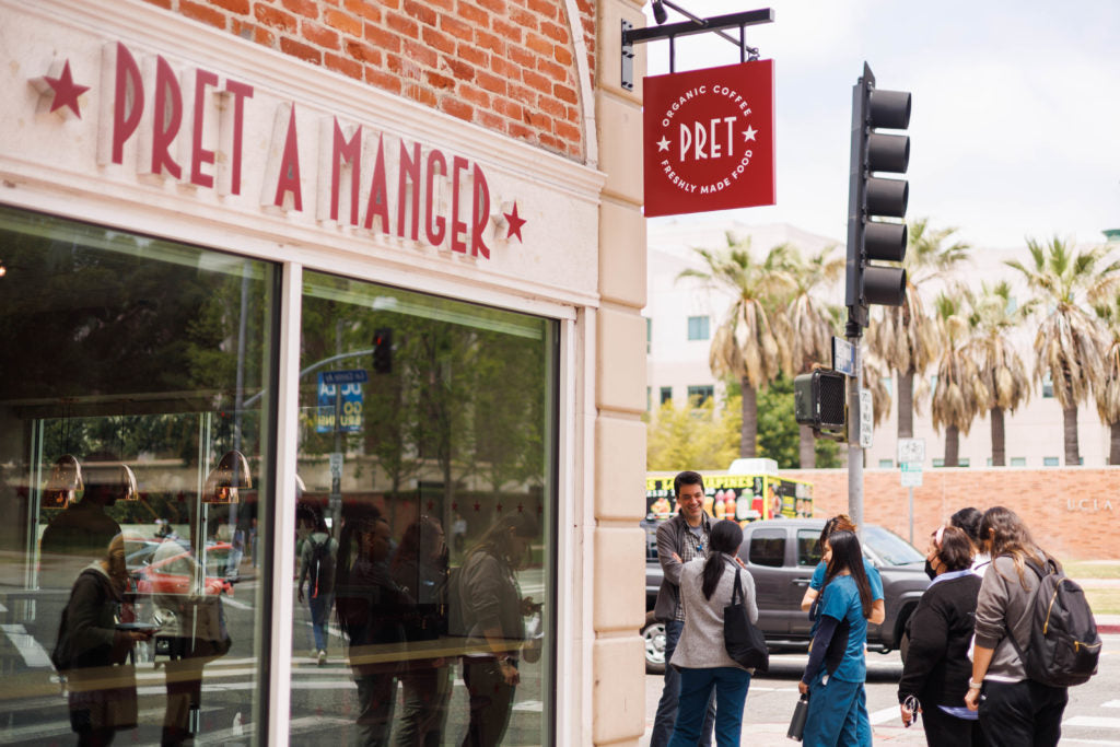 LA Welcomes UK's Pret A Manger with Food and Charity Buzz
