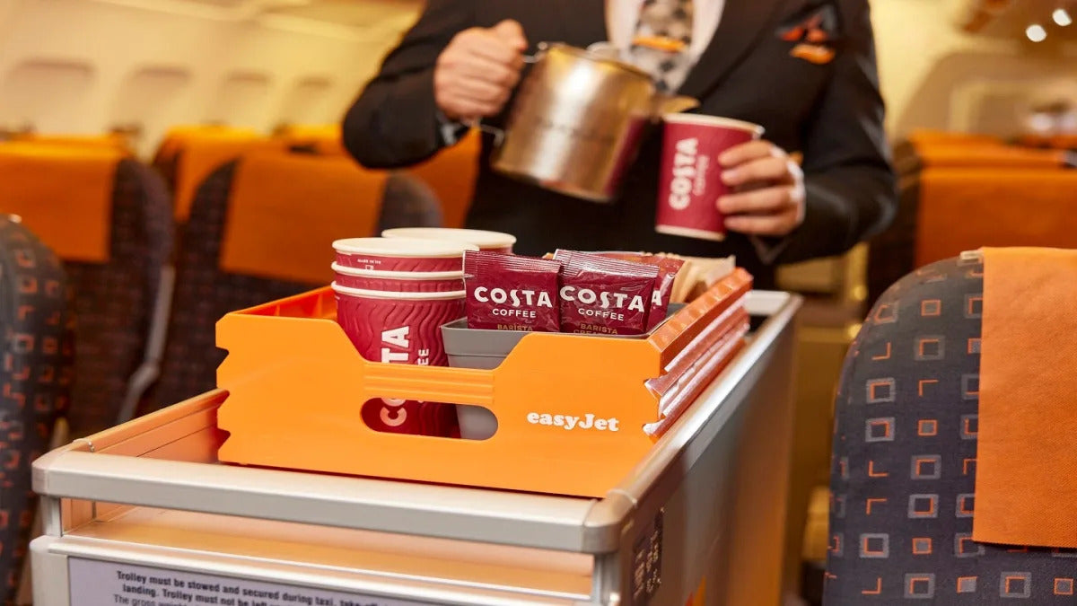 Costa Coffee Partners with easyJet for In-Flight Beverages