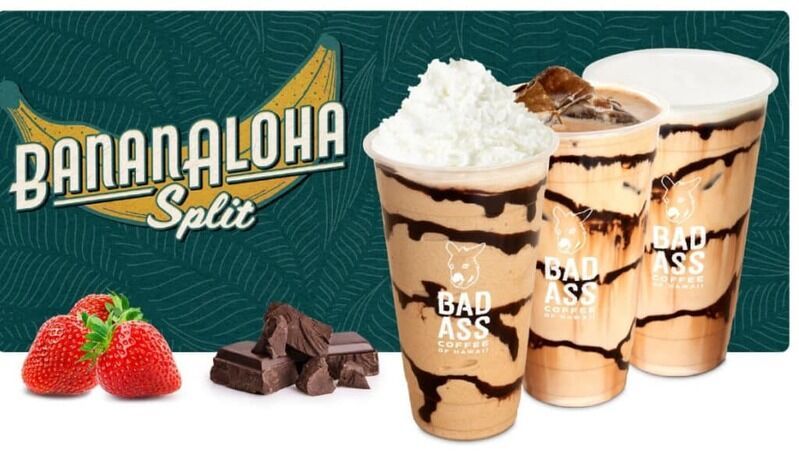 Bananaloha Split - Bad Ass Coffee's Bold New Summer Beverage Trio