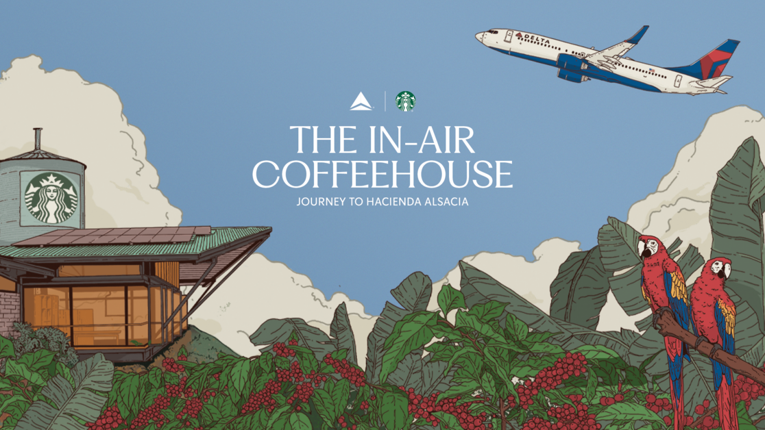 Delta and Starbucks Launch Unique Coffee Experience for SkyMiles Members