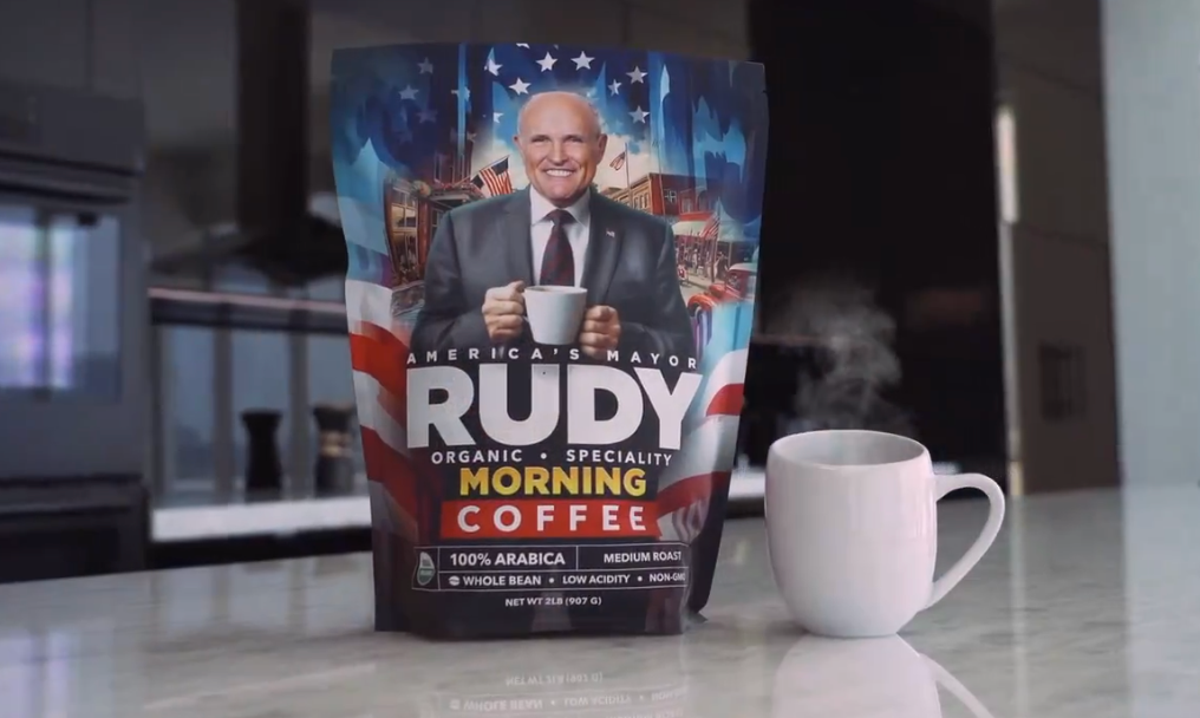 Rudy Giuliani Launches Coffee Brand Amid Legal Woes and Social Media Frenzy