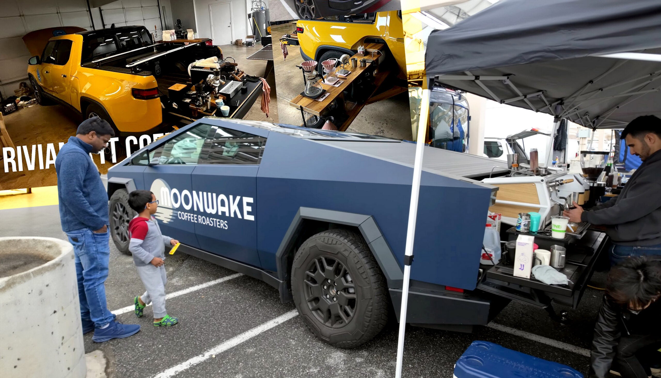Electric Trucks Brew Up a Storm - Mobile Coffee Bars on the Rise