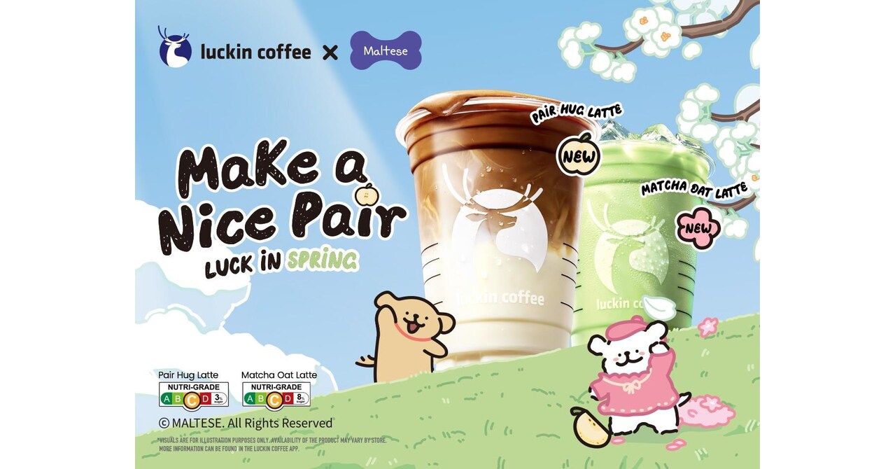 Luckin Coffee Celebrates Spring with Maltese Collaboration