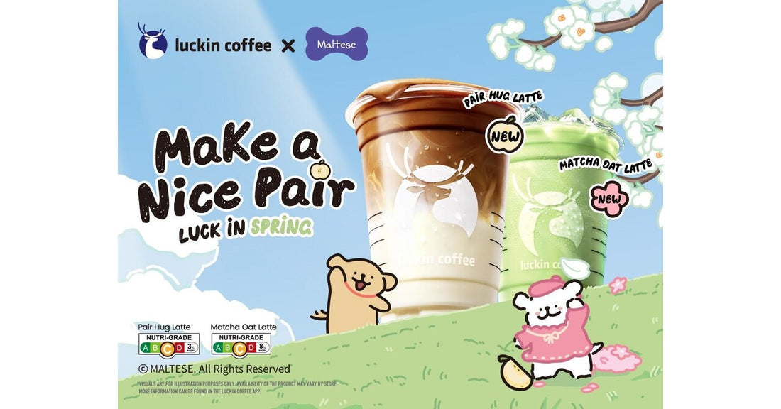 Luckin Spring Luckin Coffee Celebrates Spring with Maltese Collaboration – Lux Cafe Club