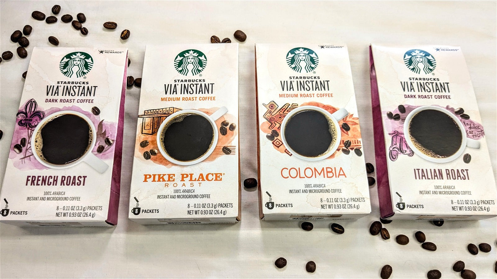 Starbucks VIA Instant Coffee Flavors - A Taste Test Ranking