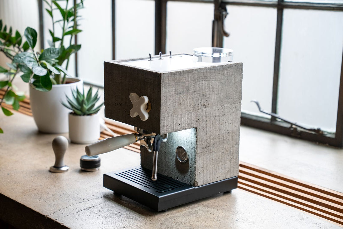 Brutalism Meets Your Kitchen - The Rise of Concrete Espresso Machines