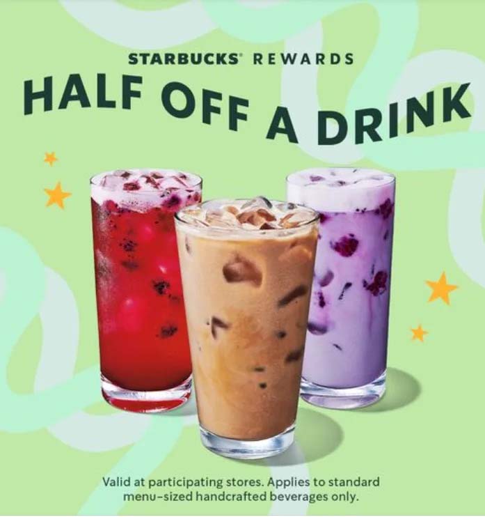 Starbucks Half-Price Drinks - Grab Your Favorite This Thursday!