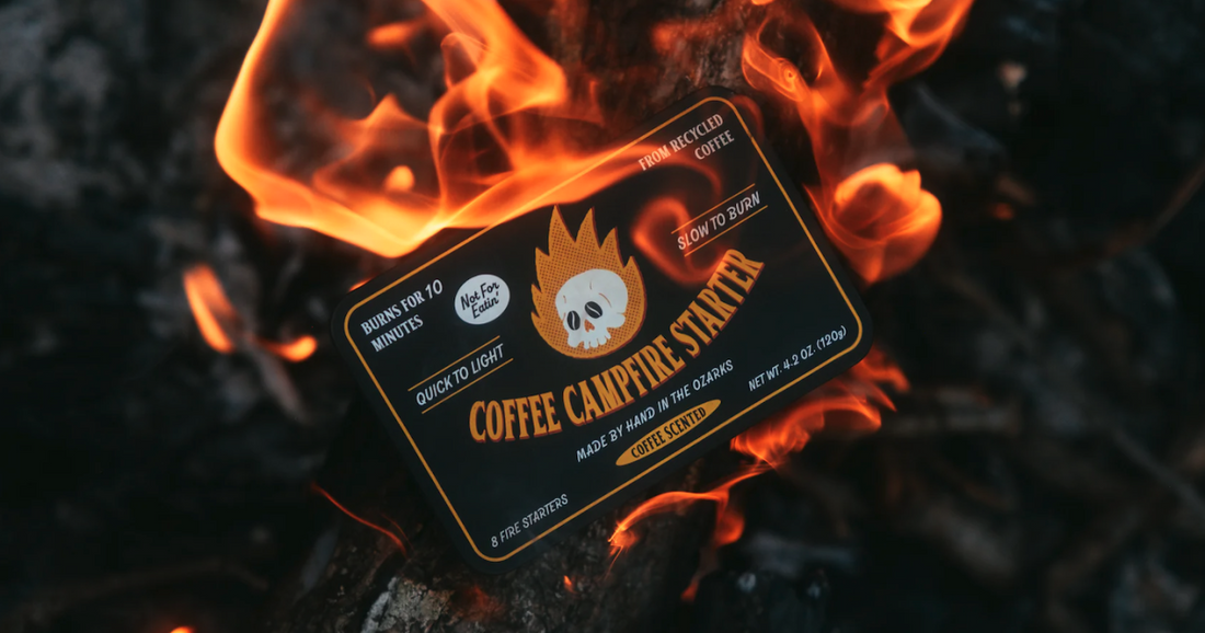 Sustainable Firestarting - Coffee Waste Transformed into Campfire Magic